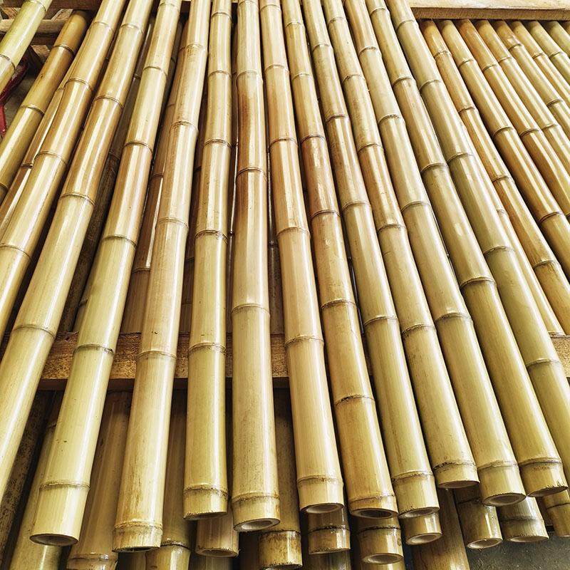 装饰竹竿室内防腐隔断吊顶室外碳化庭院篱笆栅栏搭架黄白竹子旗杆