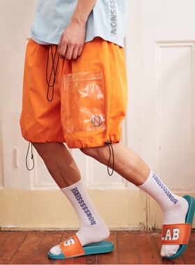 NSS 18S/S FASHION 3M 反光 短裤 国潮印花 宽松  夏装 潮牌