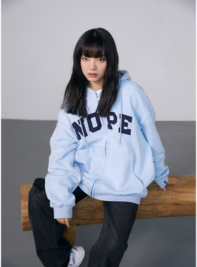 【NSS LAB】 原创美式运动NOPE贴布绣外套宽松情侣款休闲夹克上衣