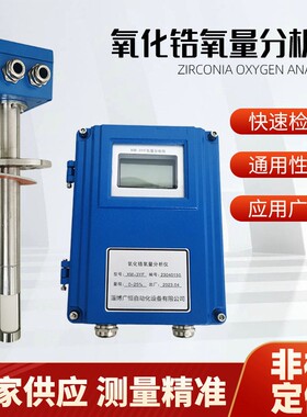 抗干扰强型氧化锆氧量分析仪残氧量分析锅炉尾气检测直插式氧探头