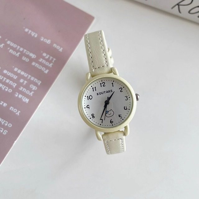 儿童手表多巴胺可爱高颜值初高中女孩小学生只看时间初中生小清新