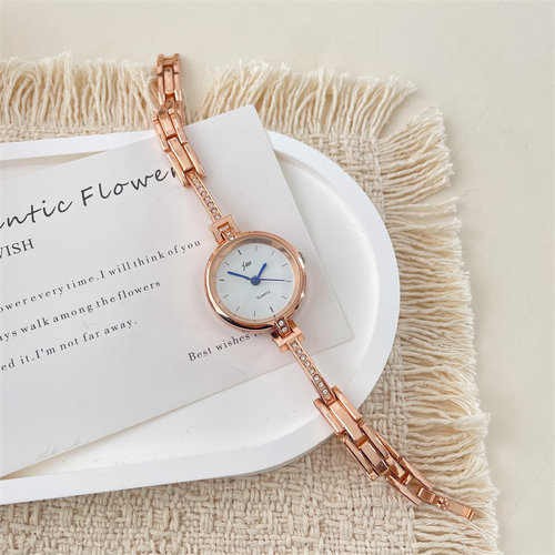 小香风水钻手链女士小表盘手表