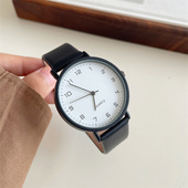 学霸手表学生专用初高中男女公务员考试指针式 简约静音复古石英表
