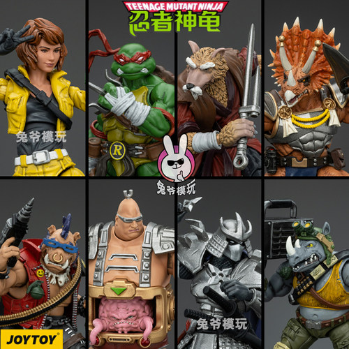 暗源3寸118精品忍者神龟可动人