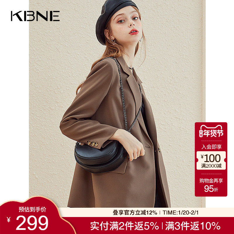 西装外套女春秋休闲小西服kbne2025秋装新款韩版显瘦小个子上衣,女装/女士精品,西装,淘宝优惠券,粉丝福利购,淘宝优惠卷