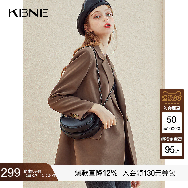 长袖西装外套KBNE常规袖宽松