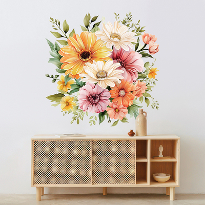 卧室床头自粘贴花装饰补洞温馨