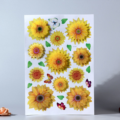 装饰贴纸网红墙3D立体自粘花