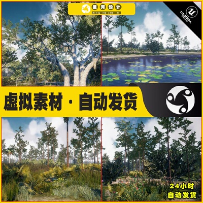UE4 Southeastern US Plants and Ecosystems 植物生态场景4.27