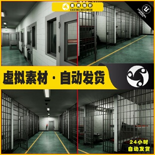 UE4虚幻5 QA Holding Cells 写实监狱牢房看守所场景
