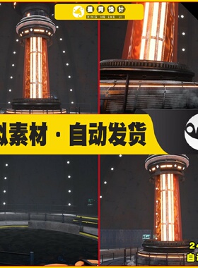 UE4虚幻5 Underwater Sea Station 海洋底下科学研究说监测站场景