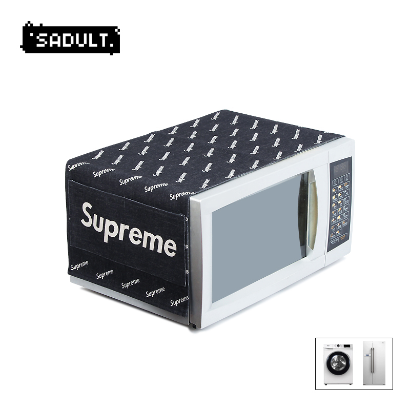 ins风棉麻滚筒洗衣机多用盖布