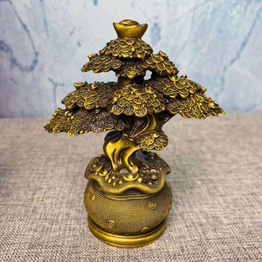 CL762发财树长13.5宽7高16厘米重0.8千克