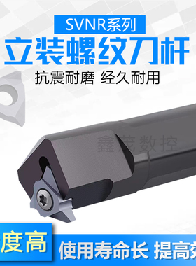 立装内螺纹刀杆SVNR0020R22/0025S22/0032T22公制60度螺纹30度梯