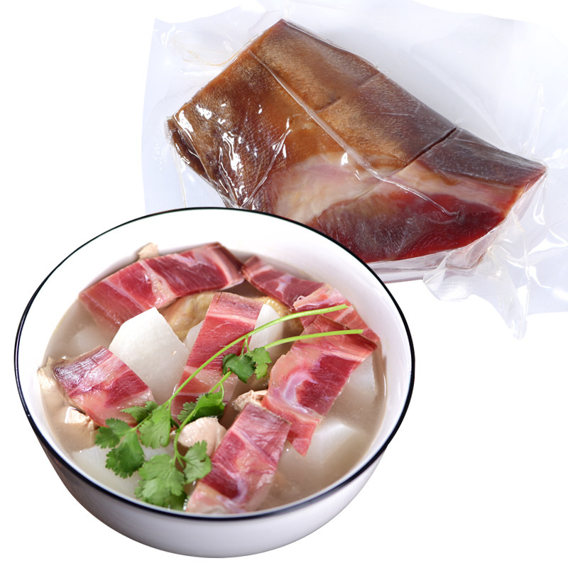 宣威火腿云南特产 炖汤煲汤美食金钱腿 带骨肘子散装称重1千克/份