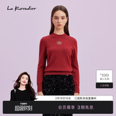 2025新款 Koradior拉珂蒂商场同款 羊绒套头针织衫 山羊绒