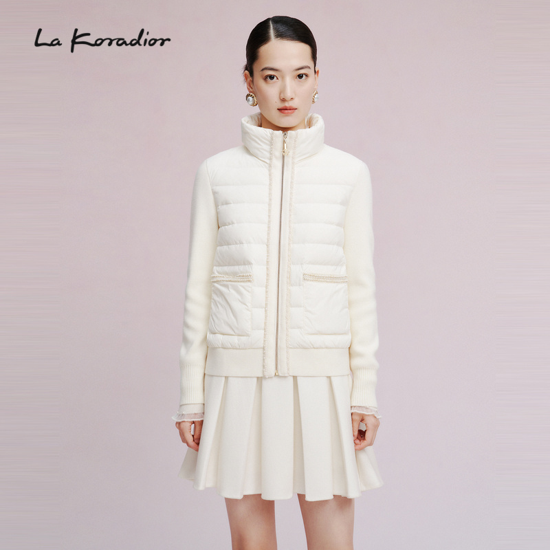 珍珠白lakoradior立领