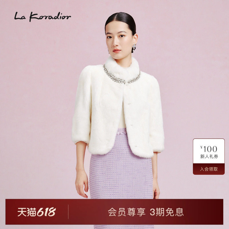 【丹麦进口SAGA级水貂】La Koradior拉珂蒂上衣裘皮外套