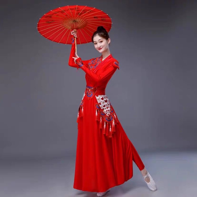 打鼓演出服装2025新款男女舞龙舞狮敲鼓服装威风锣鼓庆典演出服