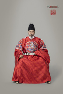 控弦司洞庭织锦云纹四团龙衮服明朝皇帝藩王妆花龙袍定制商品