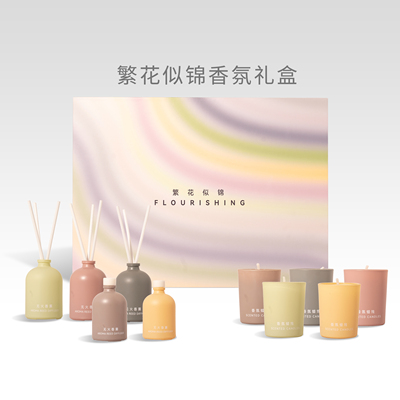 luluspirit璐璐馨无火香薰蜡烛礼盒香氛送女友香薰礼盒送礼