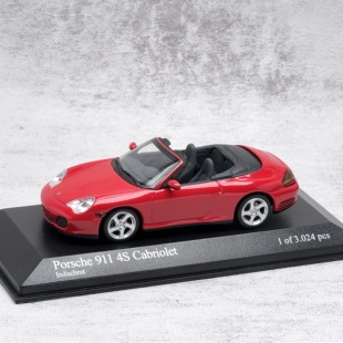 迷你切Minichamps 1/43 保时捷911 Carrera 4S敞篷版合金车模