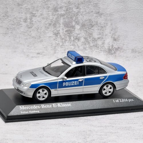 迷你切Minichamps 1/43 奔驰E Class警车合金车模