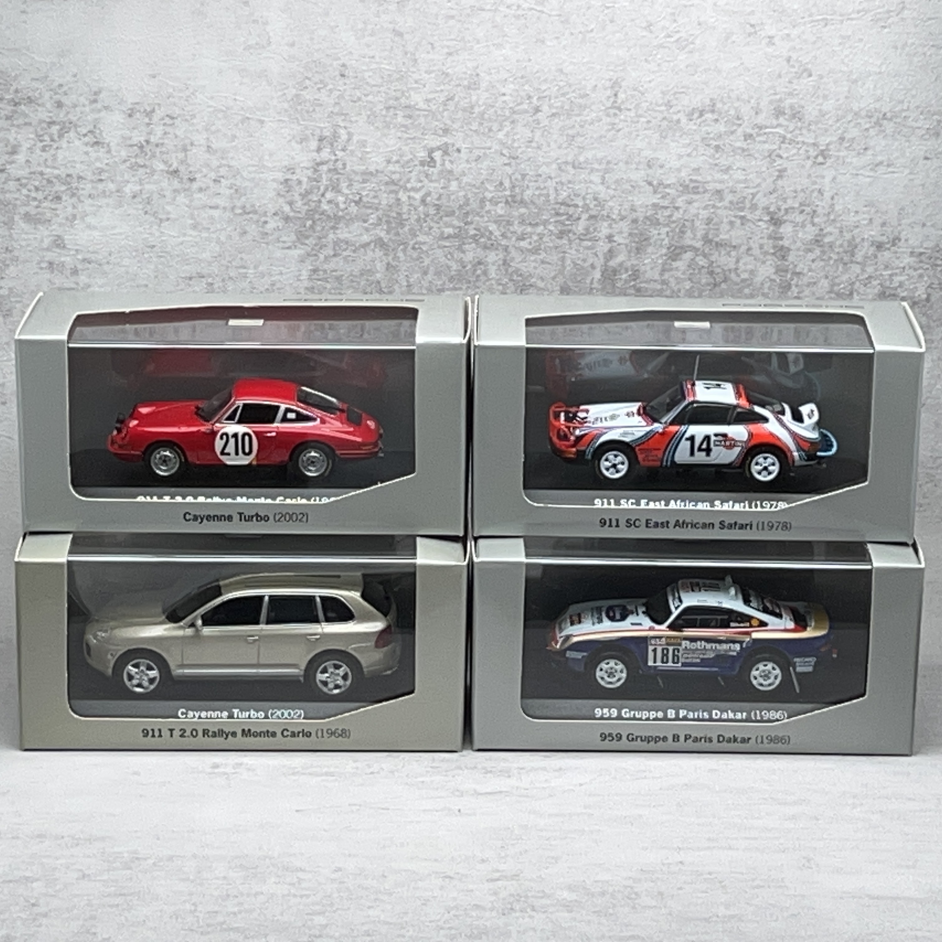 迷你切Minichamps 1/43 保时捷off-road越野套装合金车模