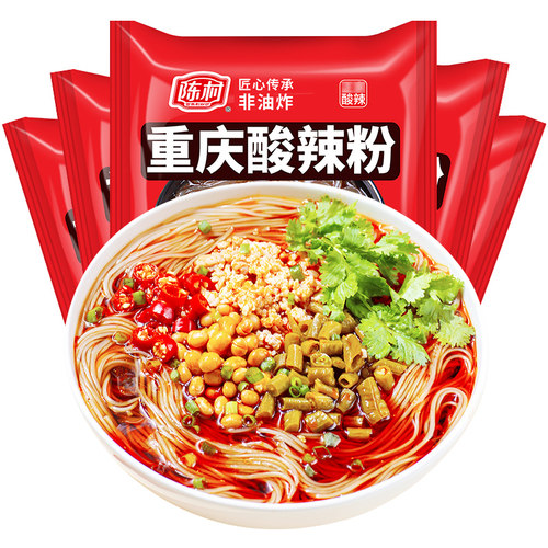 陈村重庆酸辣粉非油炸面饼袋装