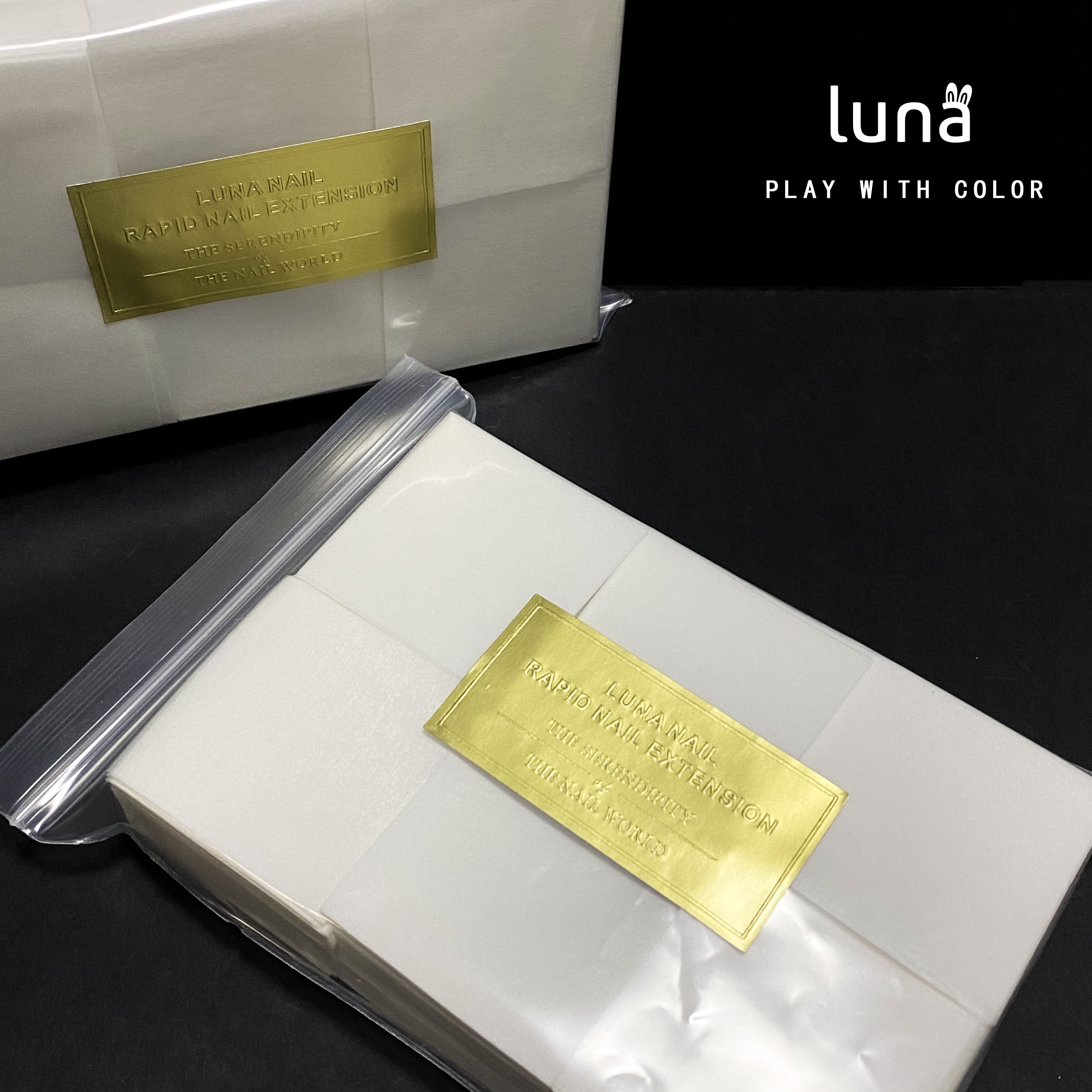 店主推荐日式美甲店用棉片擦拭棉美甲棉前置无纺布不掉毛格纹棉巾