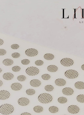 美甲贴纸日系背胶贴纸Sha-Nail 同款金银复古黑花烫金银闪亮圆点