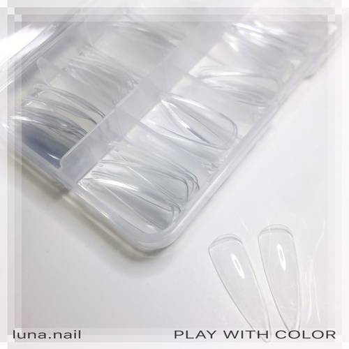 LILY老师定制尖形透明无痕甲片