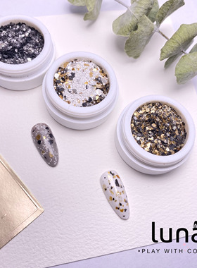 Lily老师自制秋冬 ins网红美甲 流行斑点 鹌鹑蛋美甲 日式蛋壳粉