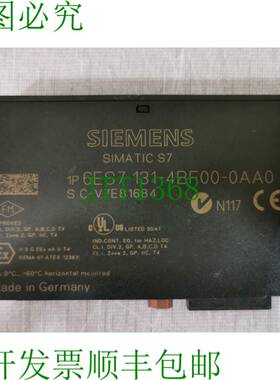 原装供应6ES7 131-4BF00-0AA0 8 DI DC24V Simatic S7 PLC 模块批