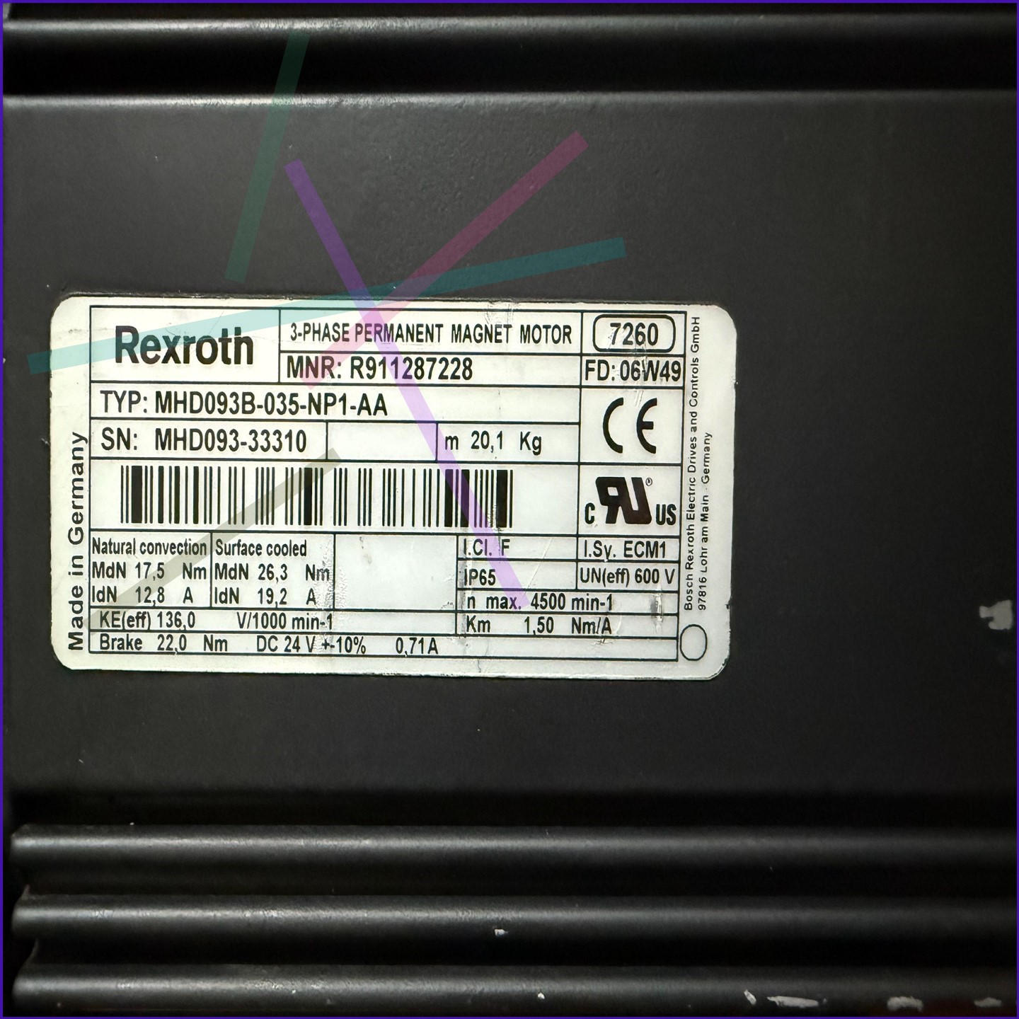 力士乐电机 MHD093B-035-NP1-AA