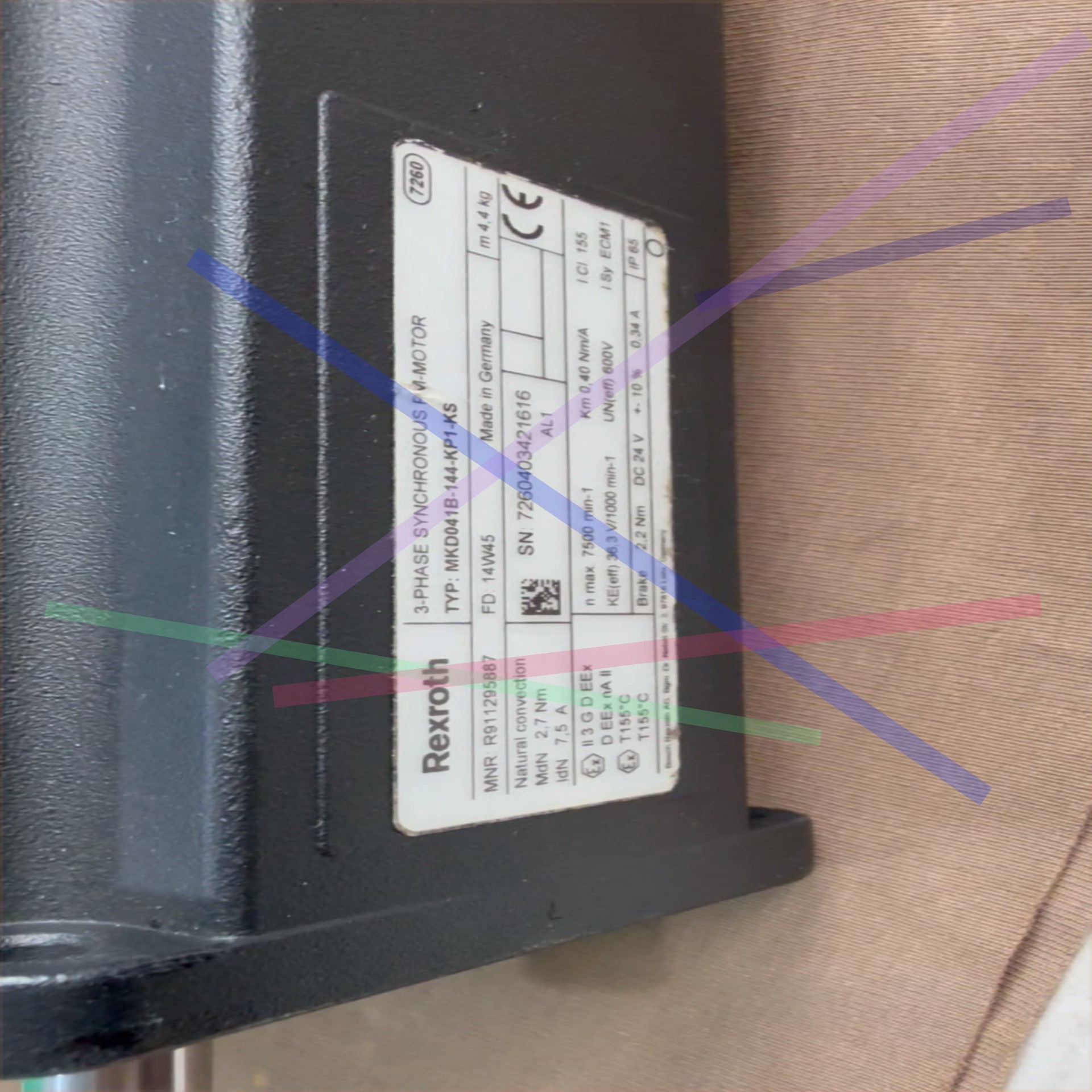 力士乐电机 MKD041B-144-KP1-KS