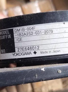 YOKOGAWA横河DD马达DM1B-004F 日本制造 27E646012 拆机件可维修