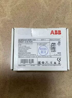 ABB漏电保护断路器DS201 C16 A30 2CSR25新旧都有 议价