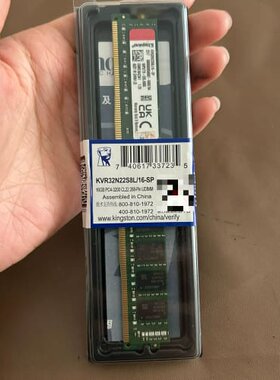 金士顿DDR4 16G内存条KVR26N22D8L/16-SP 全新二手都有现货