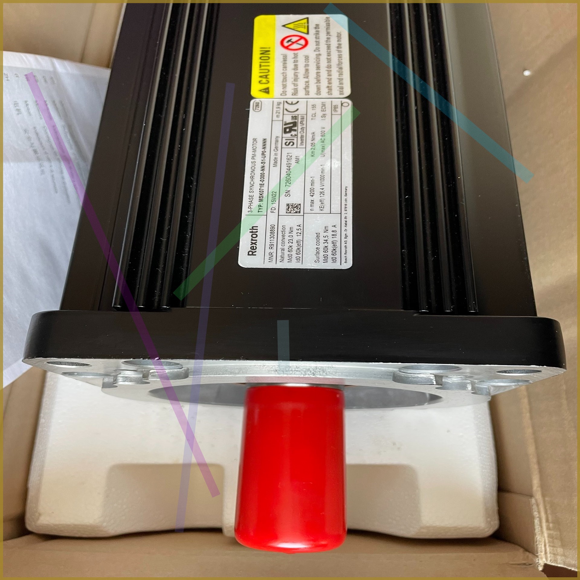 力士乐电机 MSK071E-0300-NN-S1-UP0-N