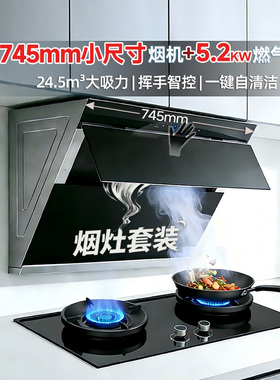 帅康C821抽油烟机燃气灶套装烟机灶具烟灶组合套餐自动清洗750mm