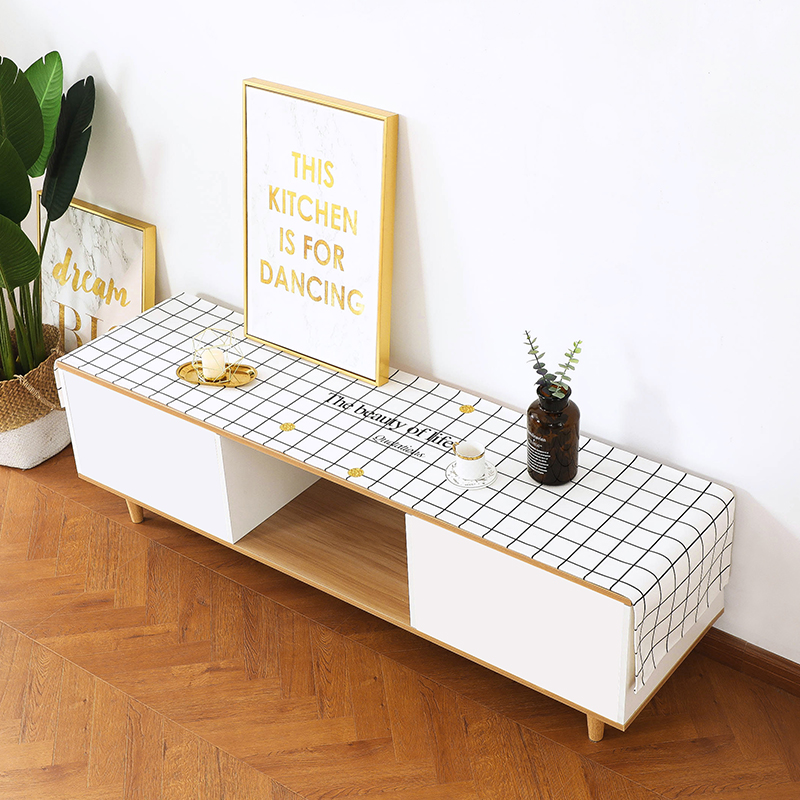 电视柜防水桌布长方形简约现代客厅长方形茶几布餐厅桌布防油盖布