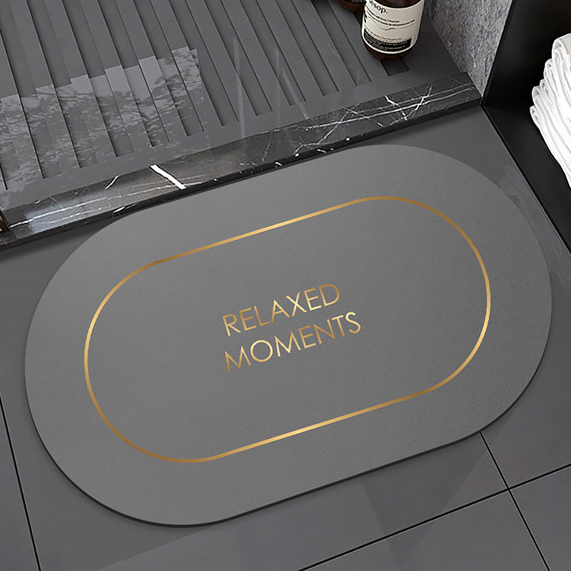 浴室吸水防滑地垫淋浴洗澡脚垫硅藻泥洗手间厕所门口半圆易干垫子,居家布艺,家用脚垫,淘宝优惠券,粉丝福利购,淘宝优惠卷