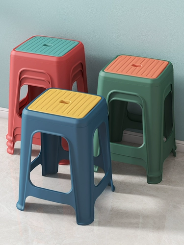 Пластиковый нескользящий большой стульчик для кормления для домашнего использования, увеличенная толщина