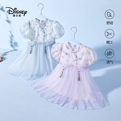迪士尼女童连衣裙夏季
