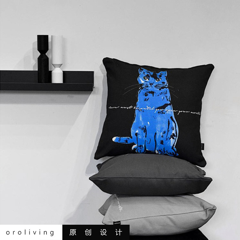 oroliving原创棉布靠垫办公沙发垫床头靠腰靠枕套极简北欧抱枕|ruв категории домашний ткань, подушка/подушка - от Buy2taobao.com для оказания профессиональной услуги покупки агента Taobao