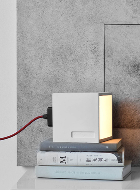 oroliving原创水泥台灯北欧极简混凝土氛围灯样板间摆件家居饰品