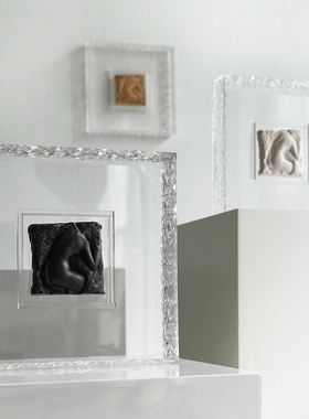 oroliving入门玄关家居电视墙装饰画高级感摆件小众艺术浮雕挂画