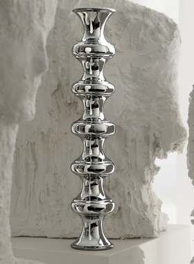 oroliving原创电镀银餐边柜摆件高级感小众ins风展示柜装饰雕塑