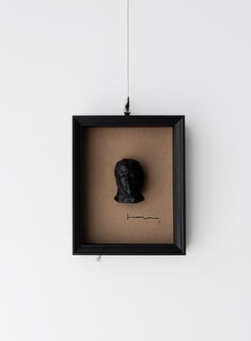 oroliving独家Jeff创作浮雕装饰画立体厚框《第77封信》壁挂摆件